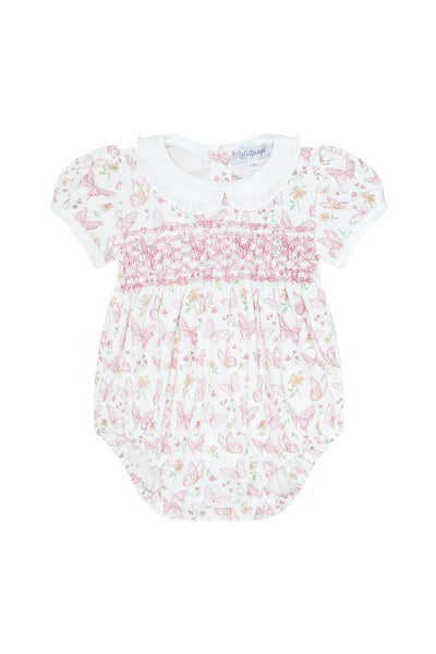Nellapima- Butterflies Print Smocked Bubble