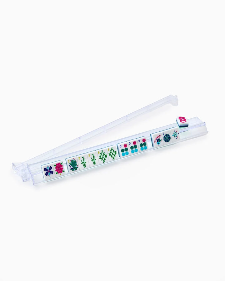 Oh My Mahjong Clear Acrylic Rack &amp; Pushers Set