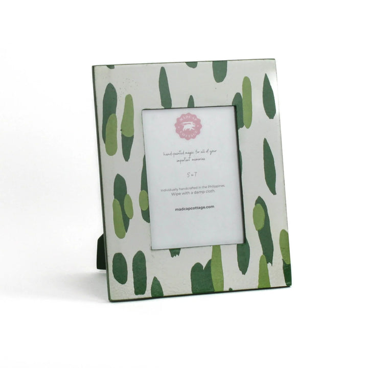 Madcap Cottage Hand-Painted Patterned 5 x 7 Frame - Club House Brushstroke