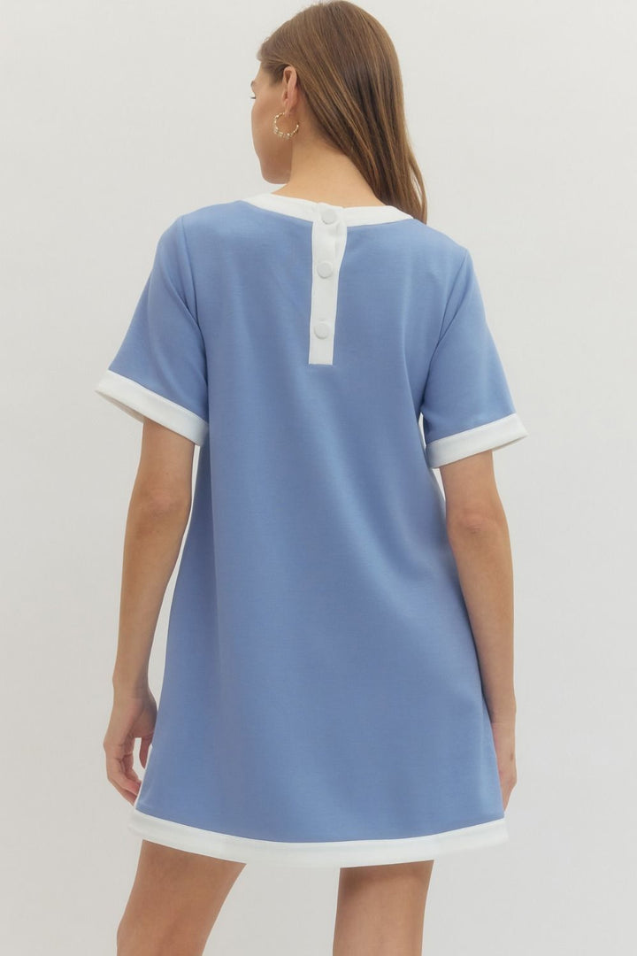 Entro Short Sleeve Mini Dress