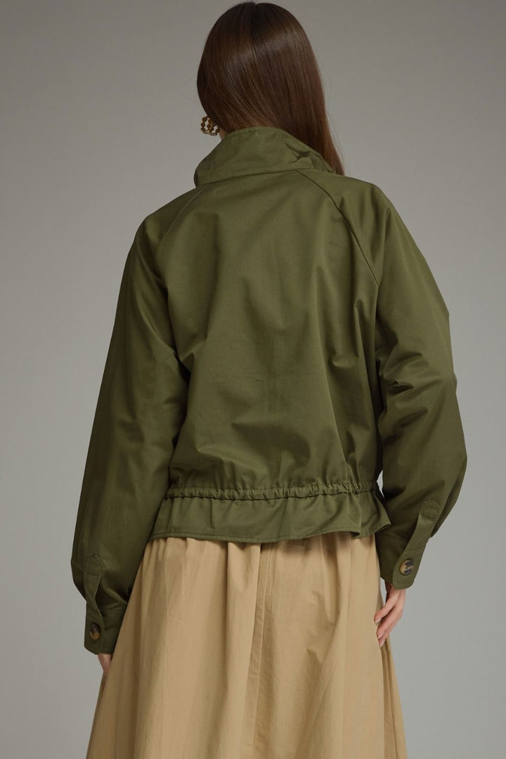 Entro Long Sleeve Jacket Olive