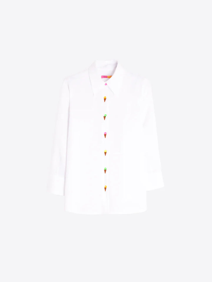 Vilagallo White Ice Cream Shirt