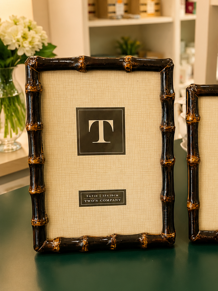 Two's Company Bamboo Frame 5x7