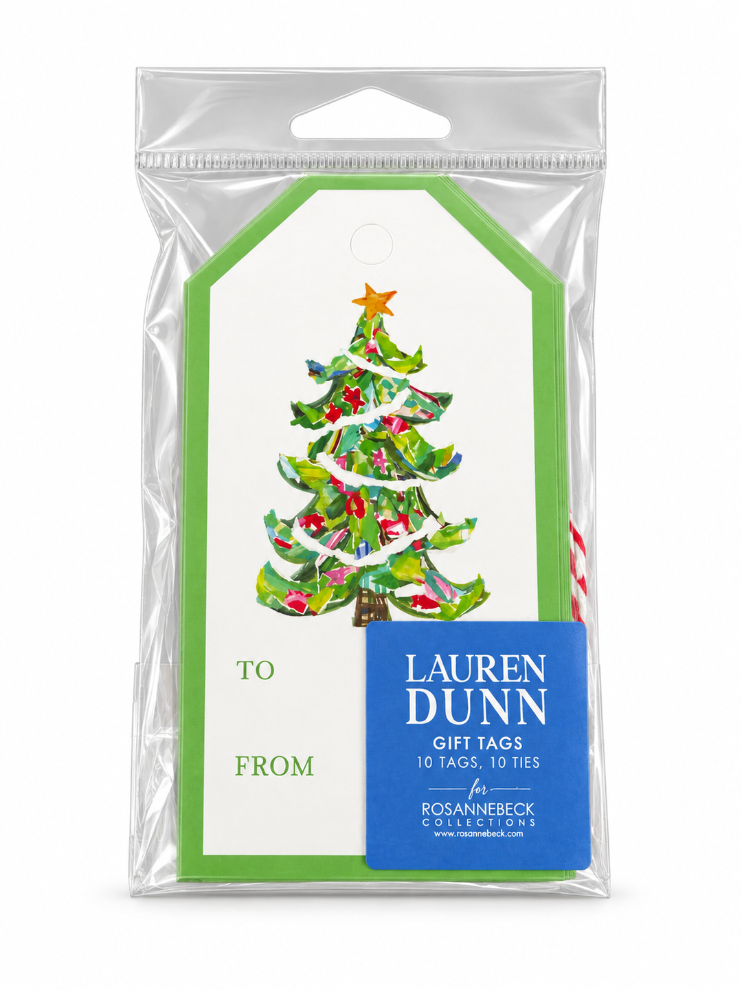 Rosanne Beck Christmas Tree Gift Tag