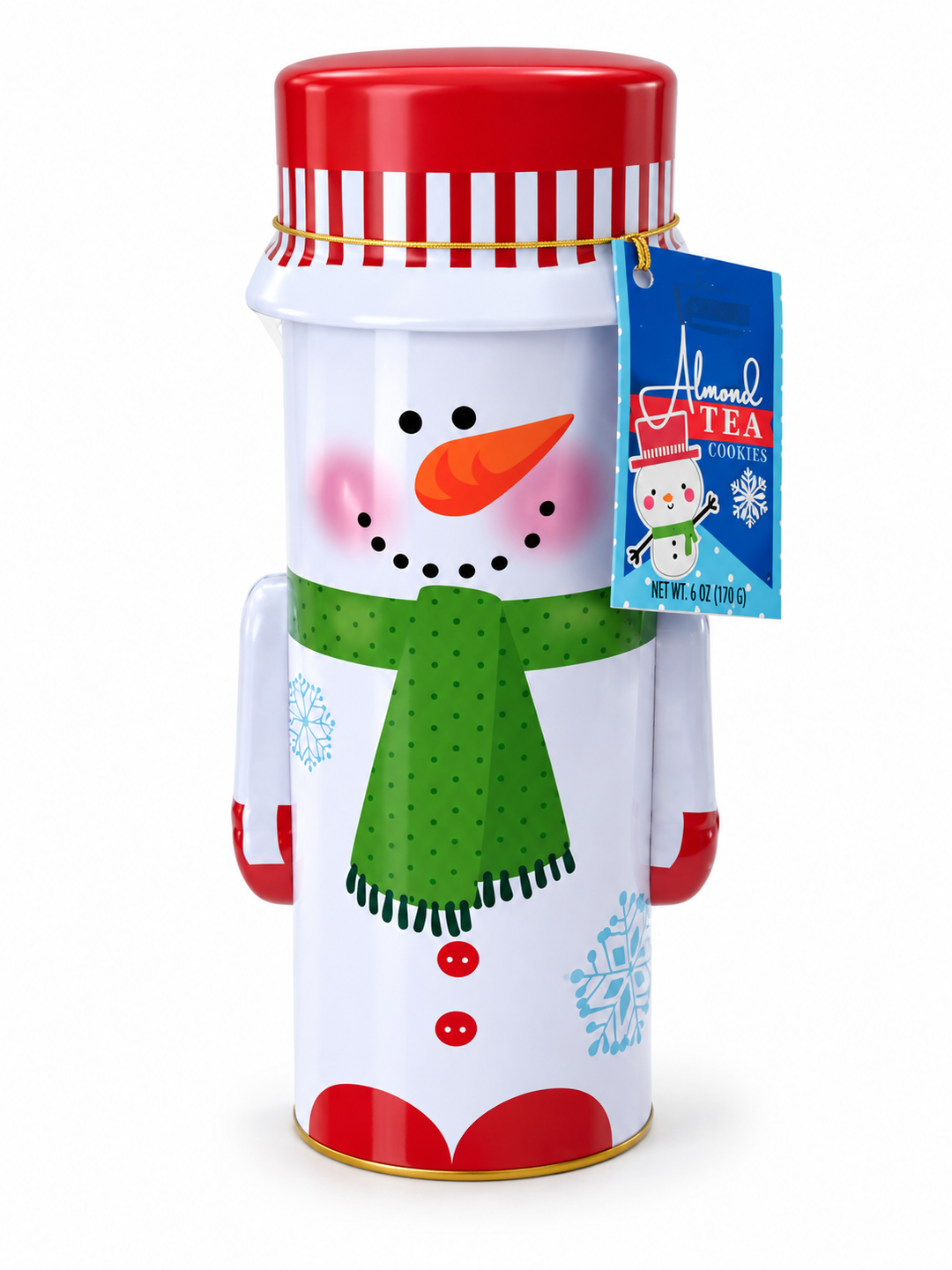 Too Good Gourmet- Snowman Tin