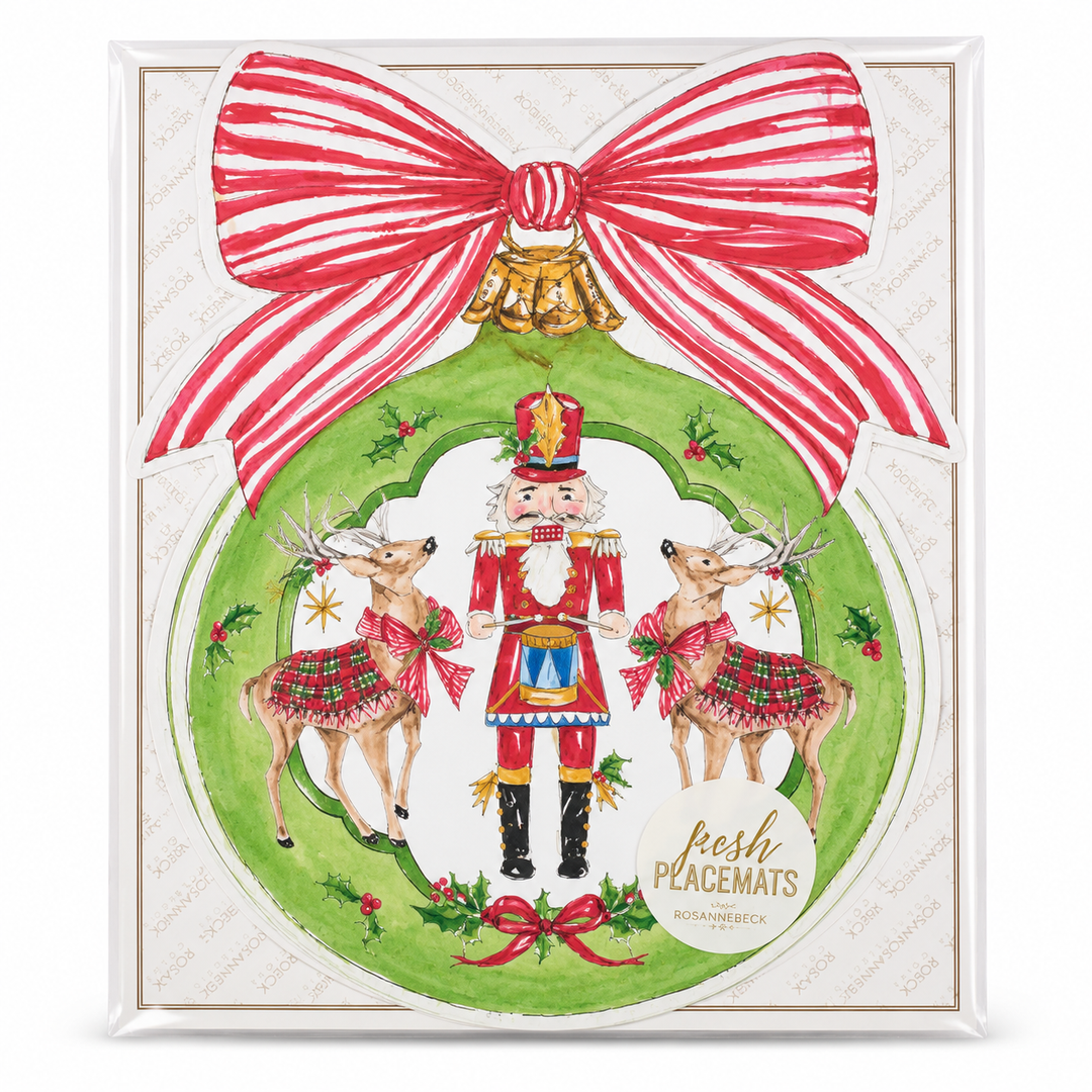 Rosanne Beck Christmas Tree &amp; Nutcracker Placemat