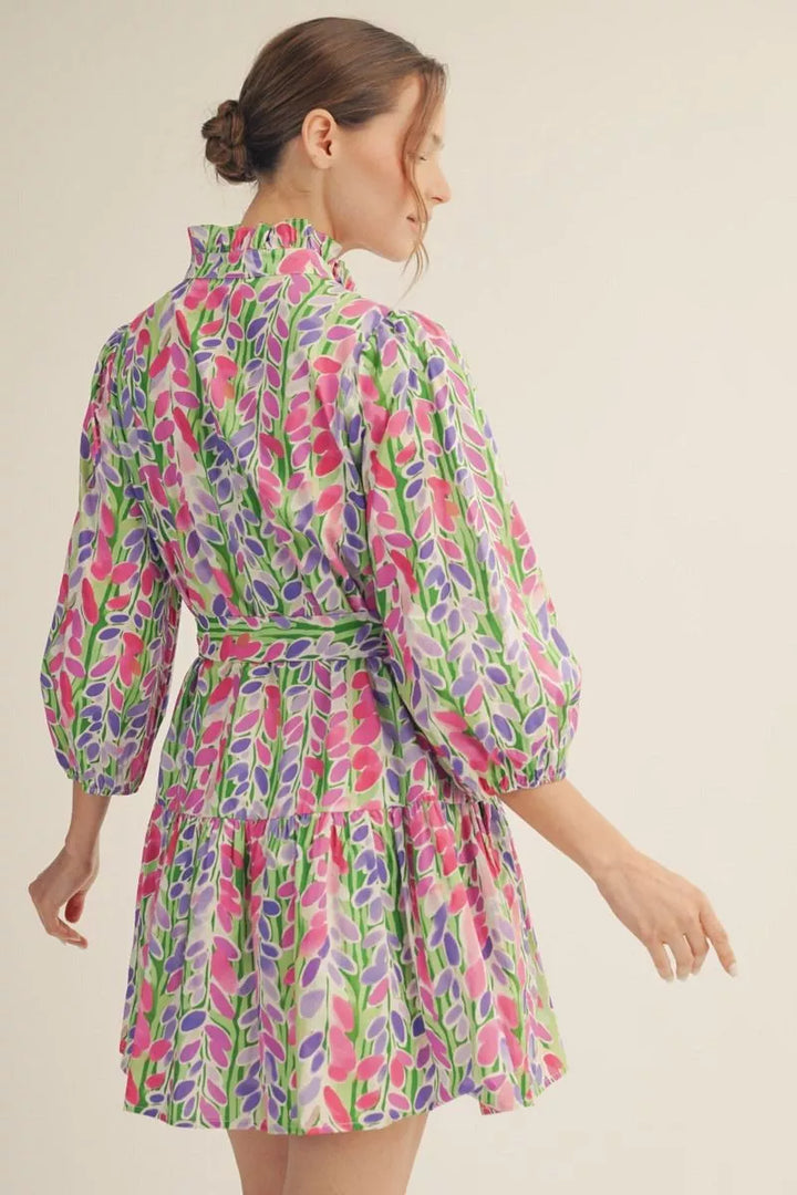 Jodifl-Multi Floral Dress