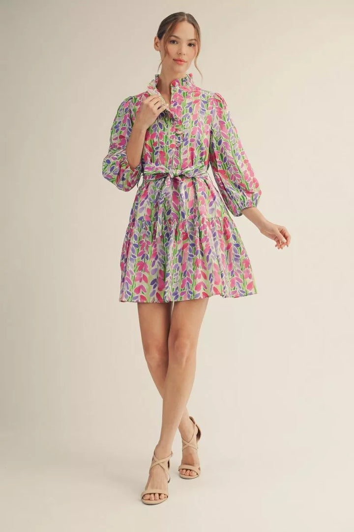 Jodifl-Multi Floral Dress