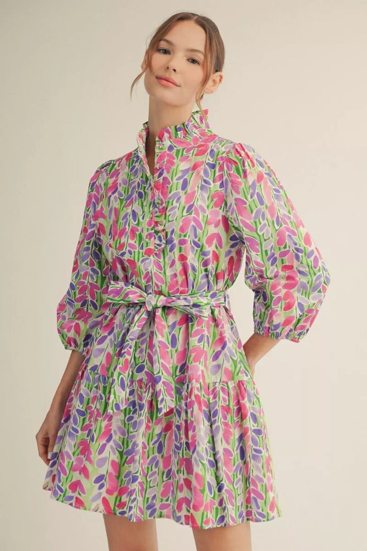 Jodifl-Multi Floral Dress