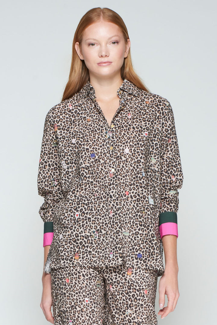 Vilagallo- Shirt- Mariela Leopard