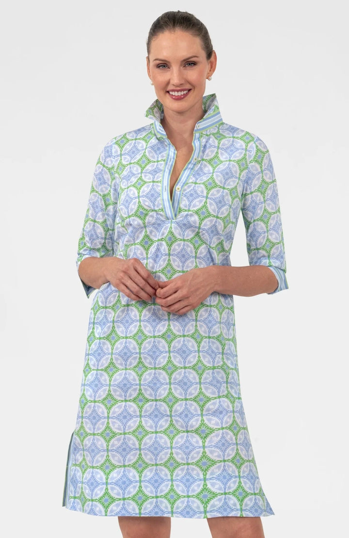 Gretchen Scott Shirt Tail 2.0 Dress Smell The Roses