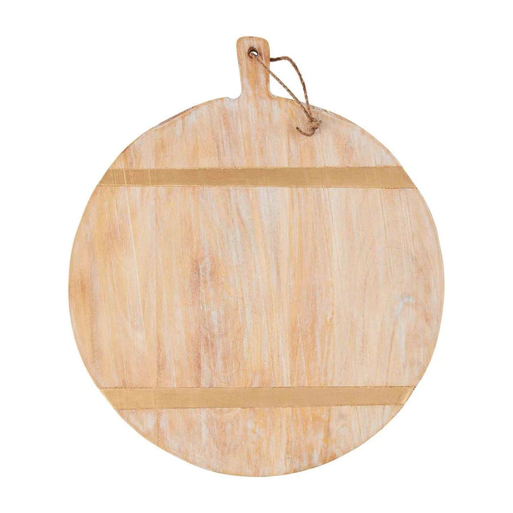 Mud Pie- Gold Strapped Boards