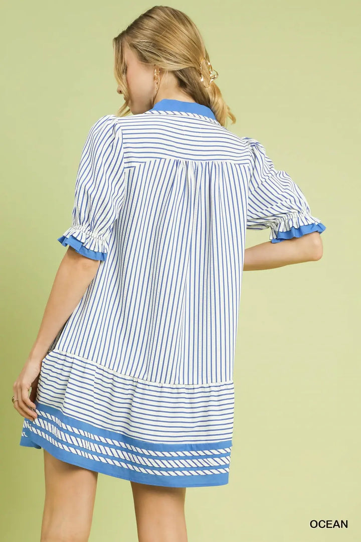 Umgee Collared Mini Dress