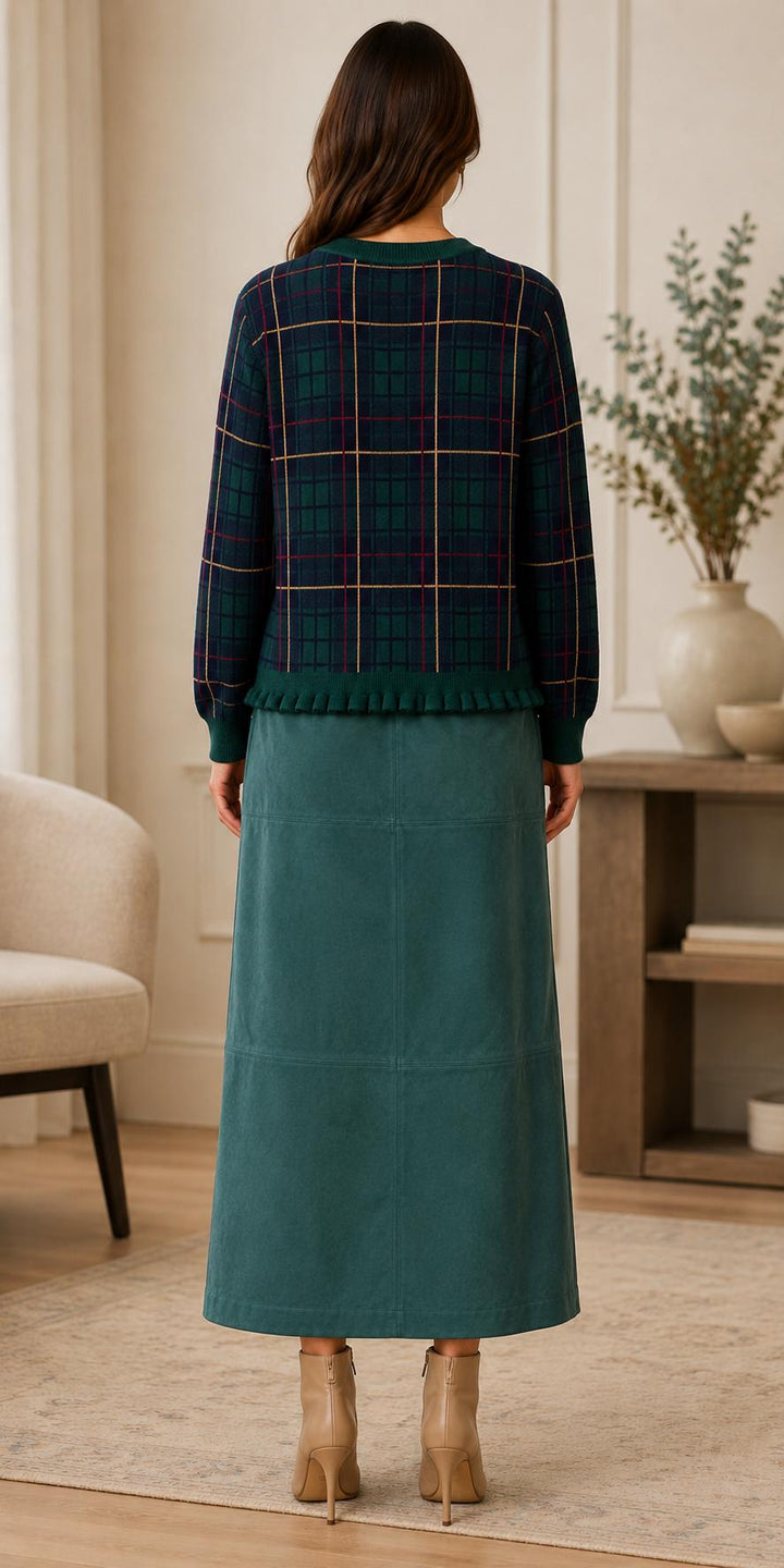 Tyler Boe Phoebe Faux Suede Skirt